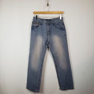 Blue Jeans Straight Leg Jeans Sz 16